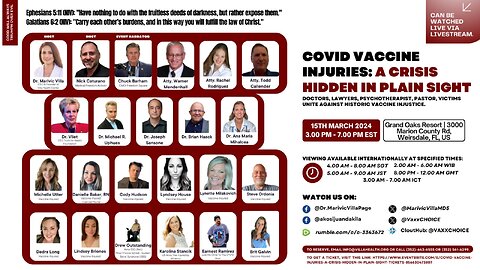 COVID VACCINE INJURIES SUMMIT