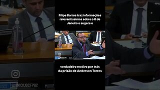 Filipe Barros traz informações relevantíssimas sobre o 8 de Janeiro