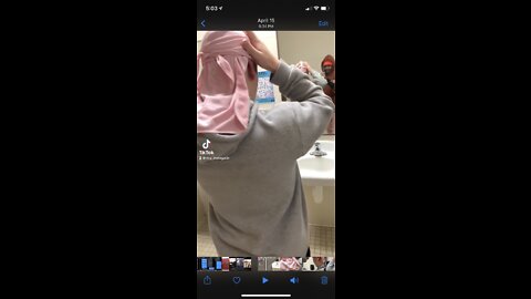 Durag fitting in bathroom...is it a set-up or just a joke?