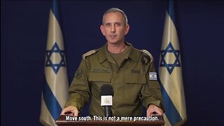 IDF To Gaza Citizens: GET OUT of Northern Gaza Now