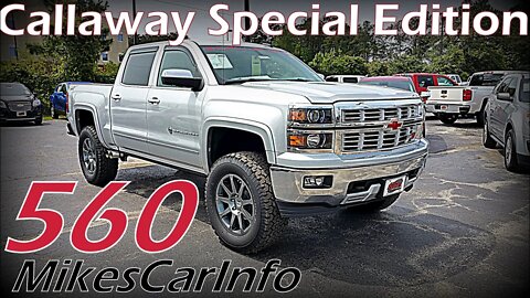 2015 CHEVROLET SILVERADO 1500 ROCKY RIDGE CALLAWAY SPECIAL EDITION