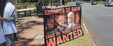 During Challenge from SFJ pro-#Khalistan Sikhs Jaishanker ABANDONED Orginal Location