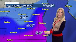 Weekend winter storm expected to bring several inches of snow to SE Wisconsin