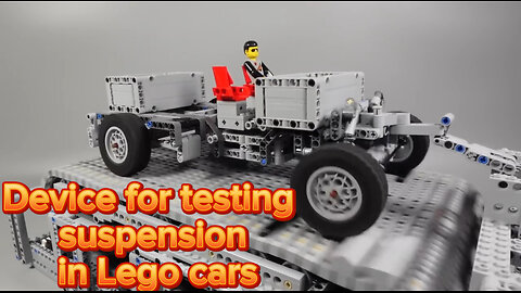 Device for testing suspension in Lego cars