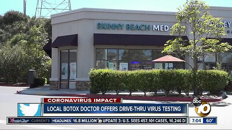 Botox doc offers controversial drive-thru virus testing