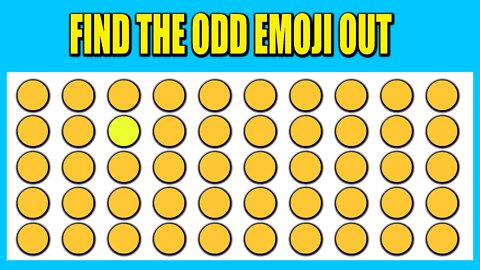 Can You Find the Odd Emoji Out in These Pictures puzzles? Emoji Puzzle Brain games | Odd one out