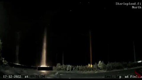 Pillars Light Up the Finland Sky 🌟 12/17/22 17:00