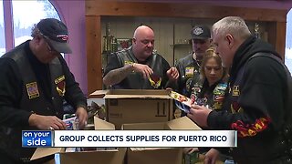 Latin American motorcycle group in Lorain collects donations for Hurricane Maria victims in Puerto Rico