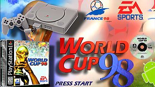 WORLD CUP 98 - PLAYSTATION 1 ANDROID - NOSTALGIA MODO ATIVADO