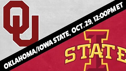 Iowa State Cyclones vs Oklahoma Sooners Predictions and Odds | ISU vs Oklahoma Preview | Oct 29
