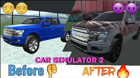 BEFORE👎VS AFTER🥵🔥 In Car Simulator 2 Truck Modification | Car DrivingGames Android @Theeraofgaming
