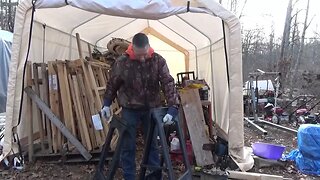 Rebuilding My Off Grid Wood Shop Pt 2