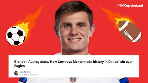 The INSANE backstory of Brandon Aubrey? VIRAL ROOKIE Dallas Cowboys Kicker BREAKS NFL RECORD