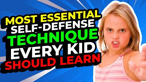 The Only Self-Defense Technique Every Kid Needs | Bully Armor and Self-Defense Course for Kids
