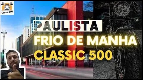 Avenida Paulista - São Paulo - Moto Clássica no Corredor