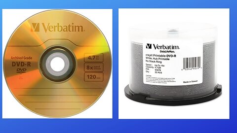 Verbatim's Archival Grade Vs. Data Life Plus CDs and DVD