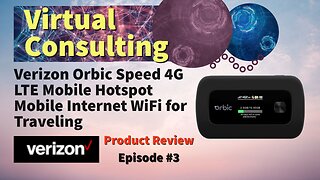 Verizon Orbic Speed 4G LTE Mobile Hotspot Product Review | #3 | Mobile Internet WiFi for Traveling
