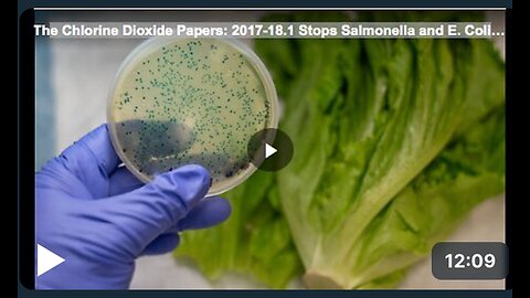 e Chlorine Dioxide Papers: 2017-18.1 Stops Salmonella and E. Coli