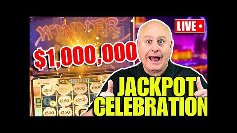 CELEBRATING MY $1,000,000 GRAND JACKPOT WIN IN LAS VEGAS !!!
