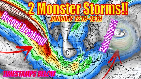 These 2 Monster Storms Will Make NEW Records & More!