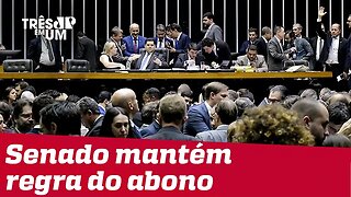 Senado mantém regra do abono salarial e aprova reforma da Previdência no primeiro turno