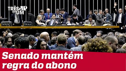 Senado mantém regra do abono salarial e aprova reforma da Previdência no primeiro turno