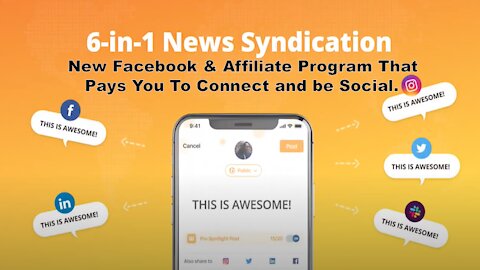 New Facebook & Affiliate Program, All-In-One Personal, Professional & Business Networking. -News