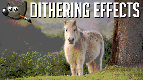 3 TYPES OF DITHERING EFFECTS FOR GIMP IMAGE EDITING