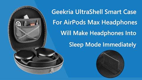 Geekria UltraShell Smart Case for AirPods Max Headphones.