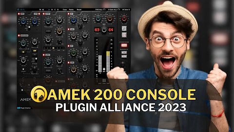 Confira Console Brainworx bx AMEK 200 - Lançamento Plugin Alliance 2023