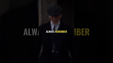 SIGMA RULE ~ ALWAYS REMEMBER ~ THOMAS SHELBY || QUOTES #shorts #quotes #peakyblinders