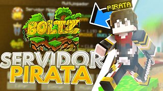 melhor servidor de MINECRAFT PIRATA BEDWARS E SKYWARS 2023!