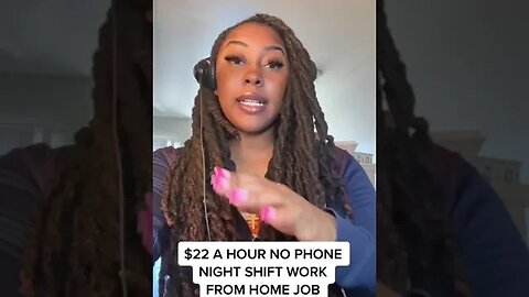 $22/Hr NO Phone Night Shift Work from Home | WFH University