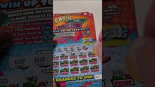 BIG Winning New Lottery Ticket Cash Doubler!!