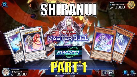 SHIRANUI - SYNCHRO FESTIVAL EVENT! MASTER DUEL GAMEPLAY | PART 1 | YU-GI-OH! MASTER DUEL! ▽