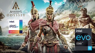 Testing i5 1135G7 Intel Iris Xe in Assassin's Creed Odyssey
