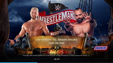 WWE 2k24 Joe Hendry vs Shawn Spears