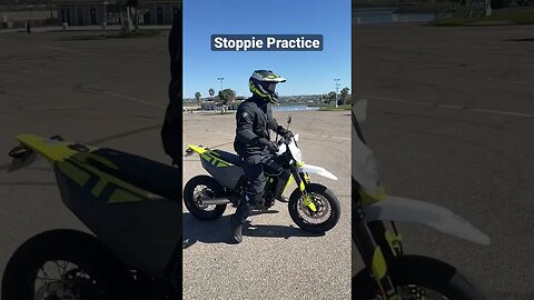 Stoppie Practice On The 701 SM