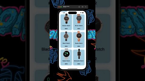 Watch Store UI - SwiftUI ⌚️#shorts