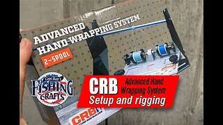 CRB Advanced hand wrapping system for making fishing rods setup and rigging tutorial