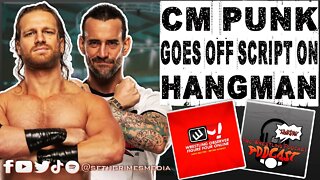 CM Punk Goes OFF SCRIPT on Hangman Adam Page on AEW | Clip from Pro Wrestling Podcast Podcast | #aew