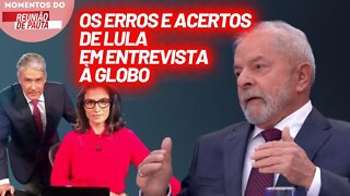 A entrevista de Lula ao Jornal Nacional | Momentos do Reunião de Pauta