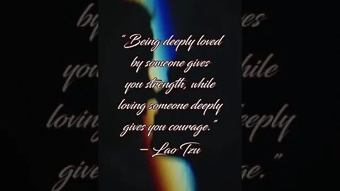 Loving Someone Deeply #laotzu #love #quoutesoftheday #quotes #tzu