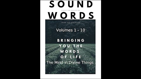 Sound Words, The Mind in Divine Things