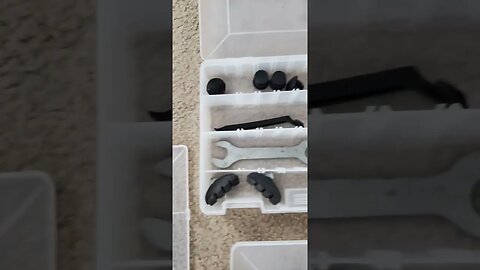 Organizing bike tools and parts