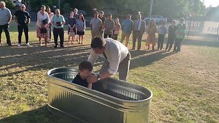 Baptism, Ryan Harlow - Pioneer Baptist Church 6-18-23