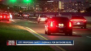 City proposing safety overhaul for Bayshore Blvd.