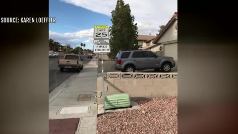 Henderson woman vows fight after wind topples speed limit sign