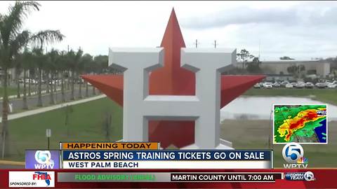 Houston Astros spring training tickets go on sale Monday