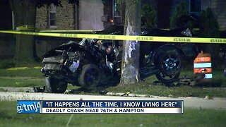 Surveillance video shows deadly crash near 76th & Hampton